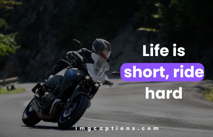 Badass Motorcycle Quotes for Instagram