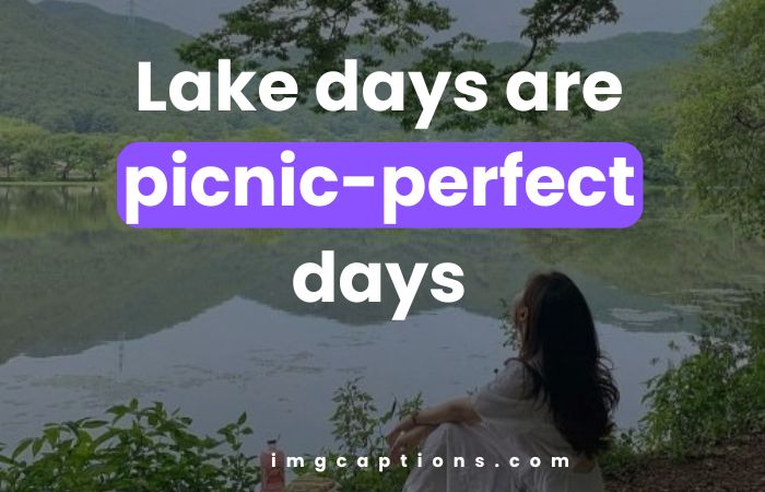 Lake Picnics Captions For Instagram