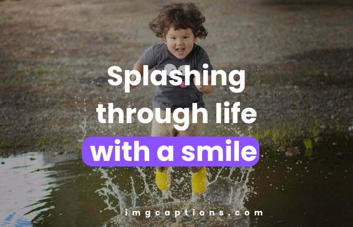 Puddle Jumping Captions For Instagram