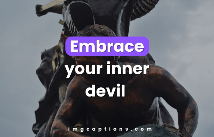 Devil Captions for Instagram