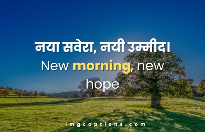 Good Morning Quotes in Hindi for Whatsapp