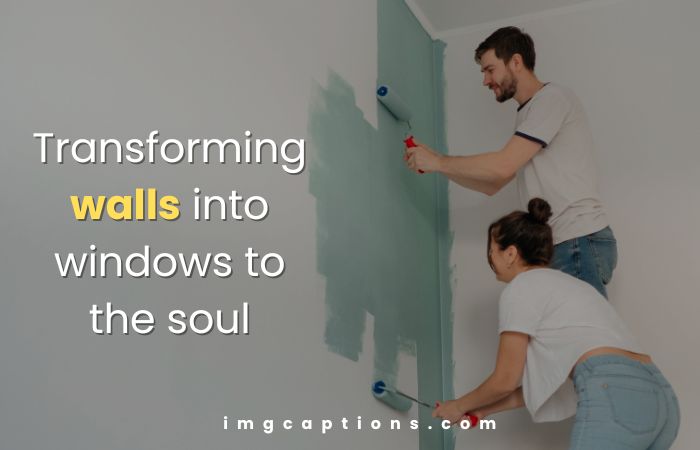 Wall Painting Captions for Instagram