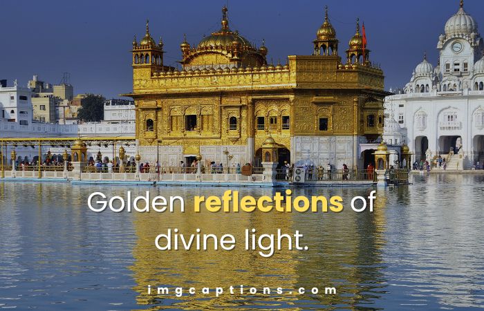 Golden Temple Captions for Instagram