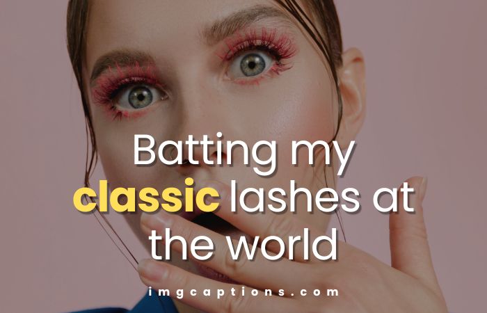 Instagram Captions for Classic Lashes