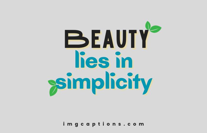 Simplicity Quotes for Girls